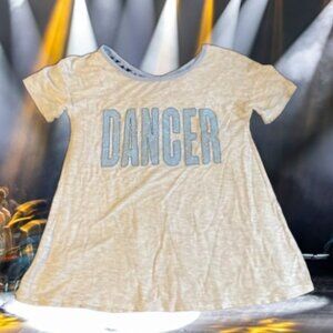 Justice Active Glitter Dancer Graphic Tee